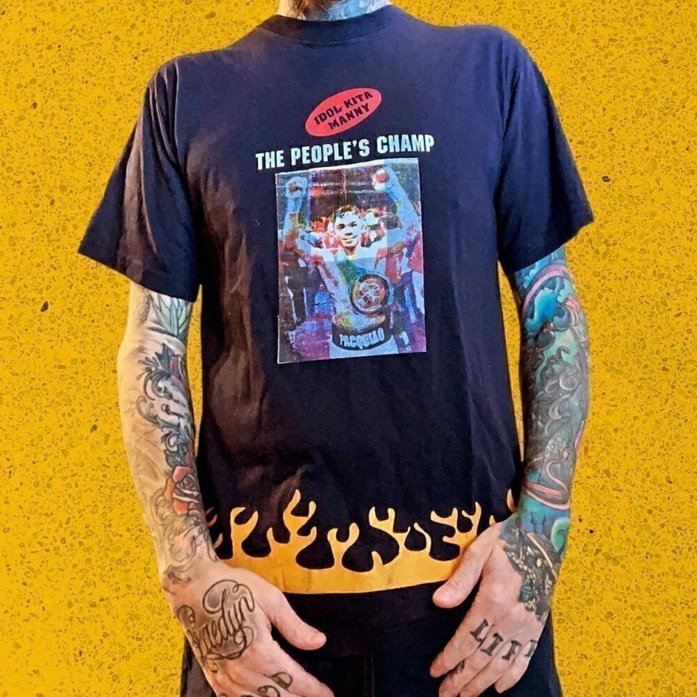 Vintage Manny Pacquiao Fight Shirt Boxing